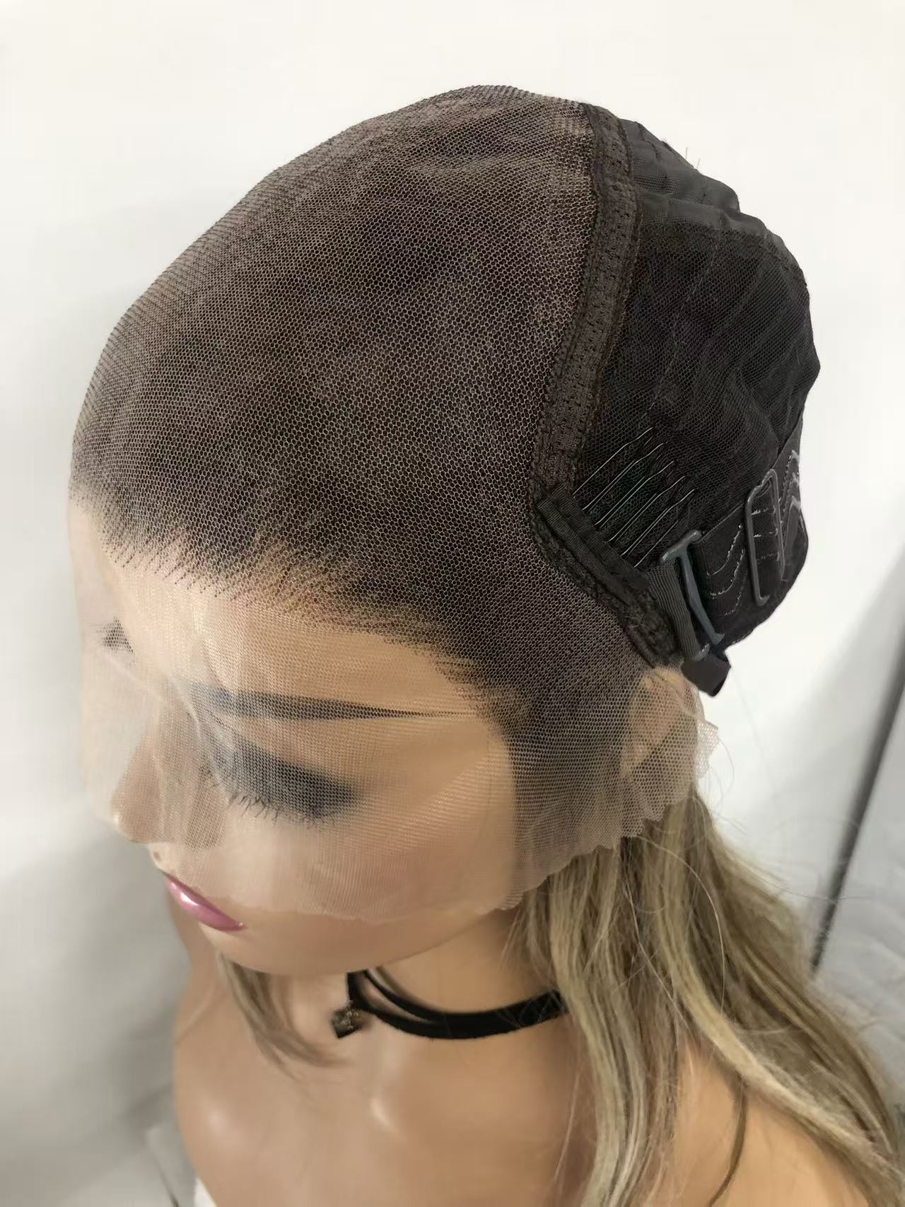 Lace Front Synthetic Wigs: Long Straight Weft Back Wigs for Women