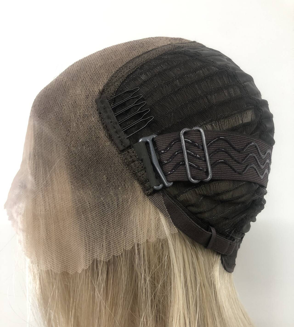 SKIRUEDAWIGS Long Curly Wavy Wig | Seamless Lace Front & Weft Back | Heat-Friendly Synthetic