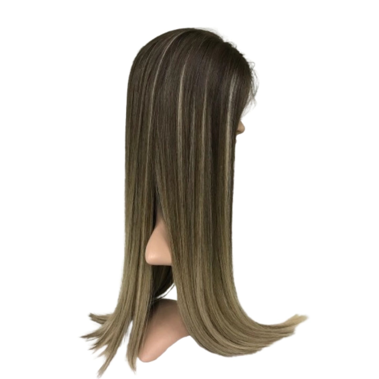 3"*5"LACE RAW HAIR TOP GRADE JEWISH LADY WIGS