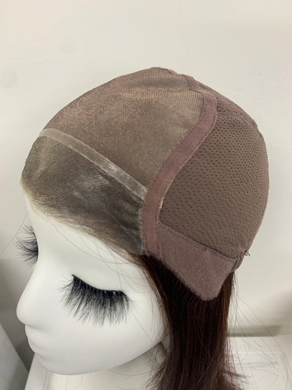 SKIRUEDAWIGS Long Straight Wig | Seamless Lace Front & Mono Top | Glueless Heat-Friendly Synthetic
