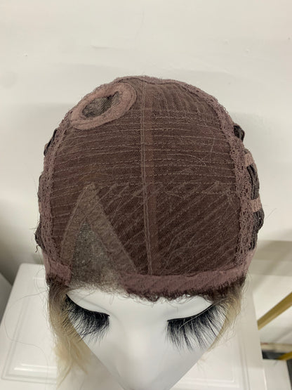 Lace Front Synthetic Wigs - Long Straight Monofilament Crown Wigs for Women