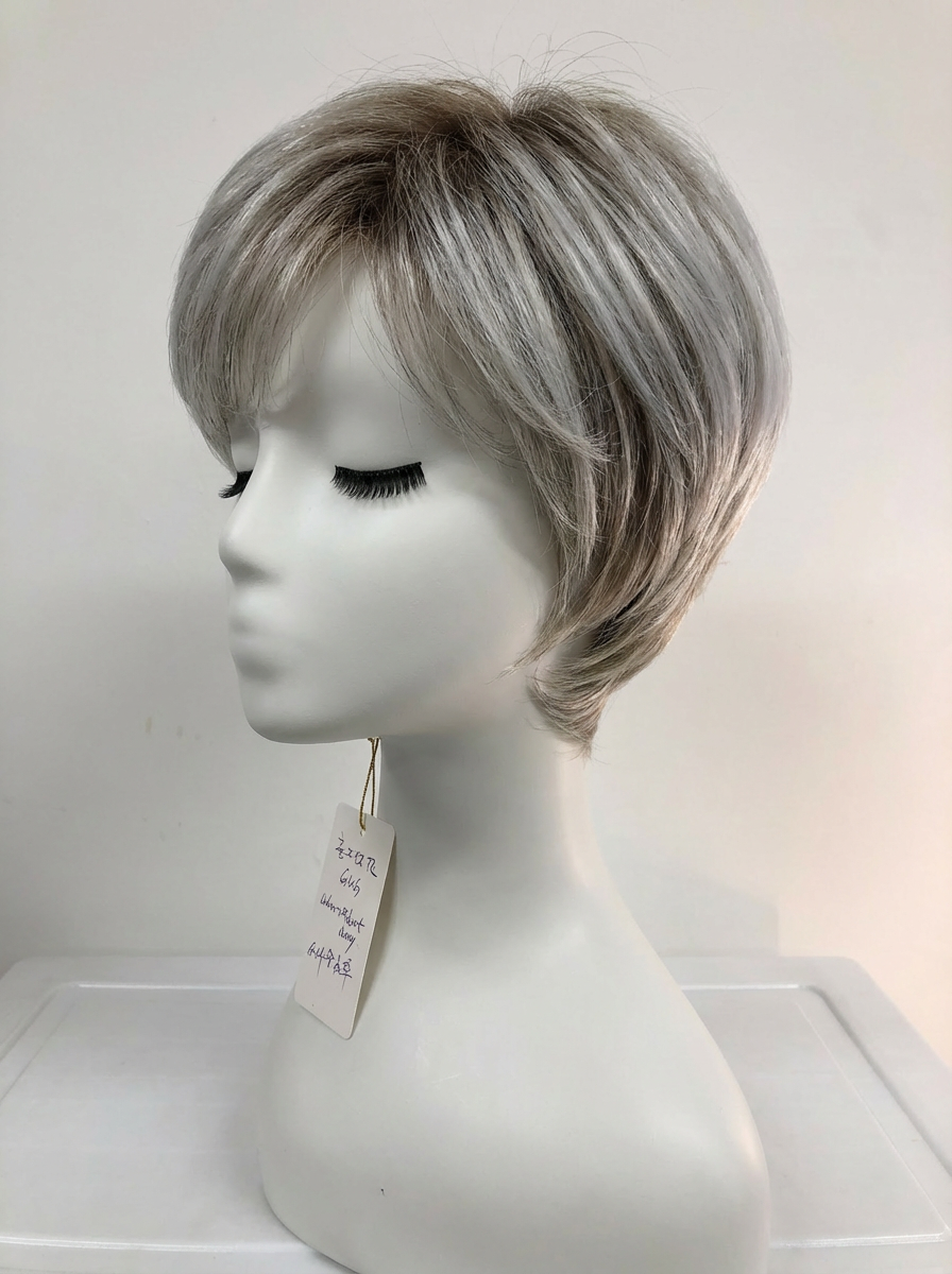 SKIRUEDAWIGS Short Straight Wig | Ready-to-Wear Machine-Made | Budget-Friendly Everyday Synthetic