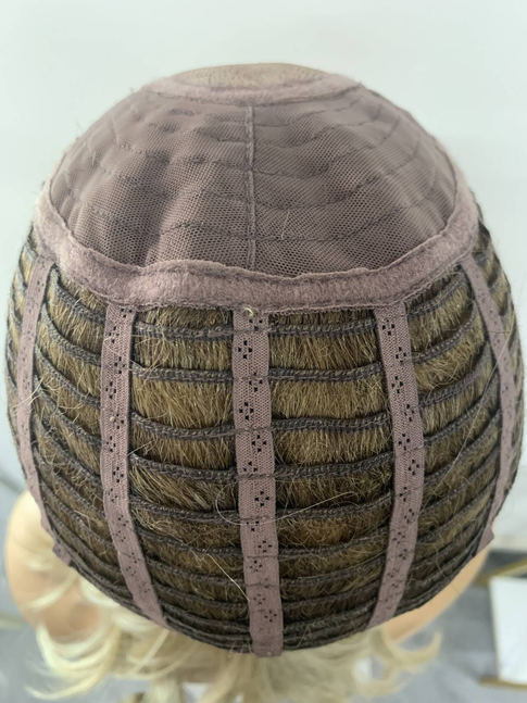 SKIRUEDAWIGS Mid Length Curly Wavy Wig | Mono Top Breathable Cap | Glueless Heat-Friendly Synthetic