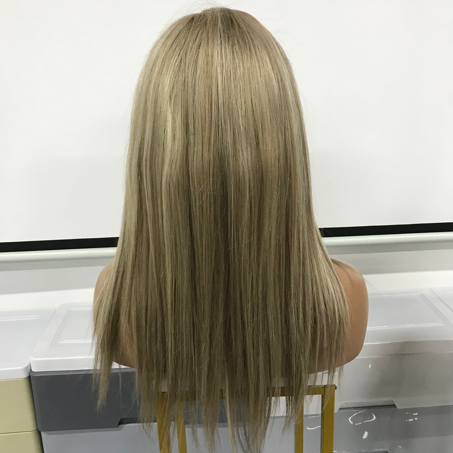 24''REALITY RAW HAIR 3*4.5 HIGH GRADE MONO TOP JEWISH WOMEN BEST WIG