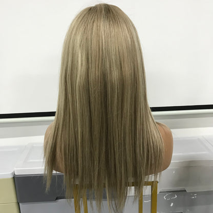 24''REALITY RAW HAIR 3*4.5 HIGH GRADE MONO TOP JEWISH WOMEN BEST WIG