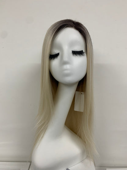 Lace Front Synthetic Wigs - Long Straight Monofilament Crown Wigs for Women