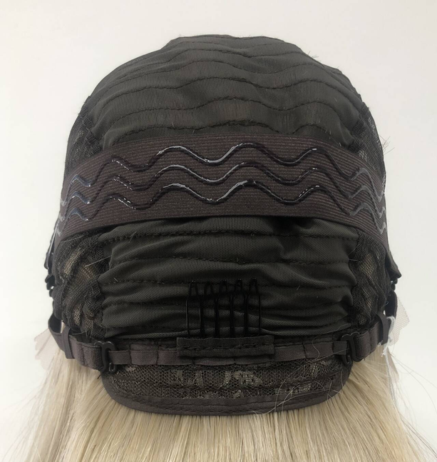 SKIRUEDAWIGS Long Curly Wavy Wig | Seamless Lace Front & Weft Back | Heat-Friendly Synthetic
