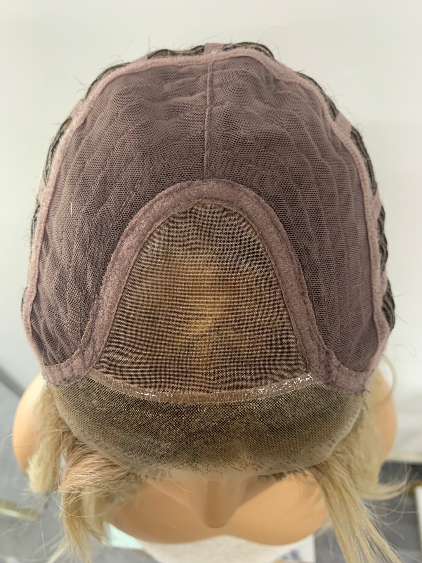 SKIRUEDAWIGS Mid Length Curly Wavy Wig | Mono Top Breathable Cap | Glueless Heat-Friendly Synthetic