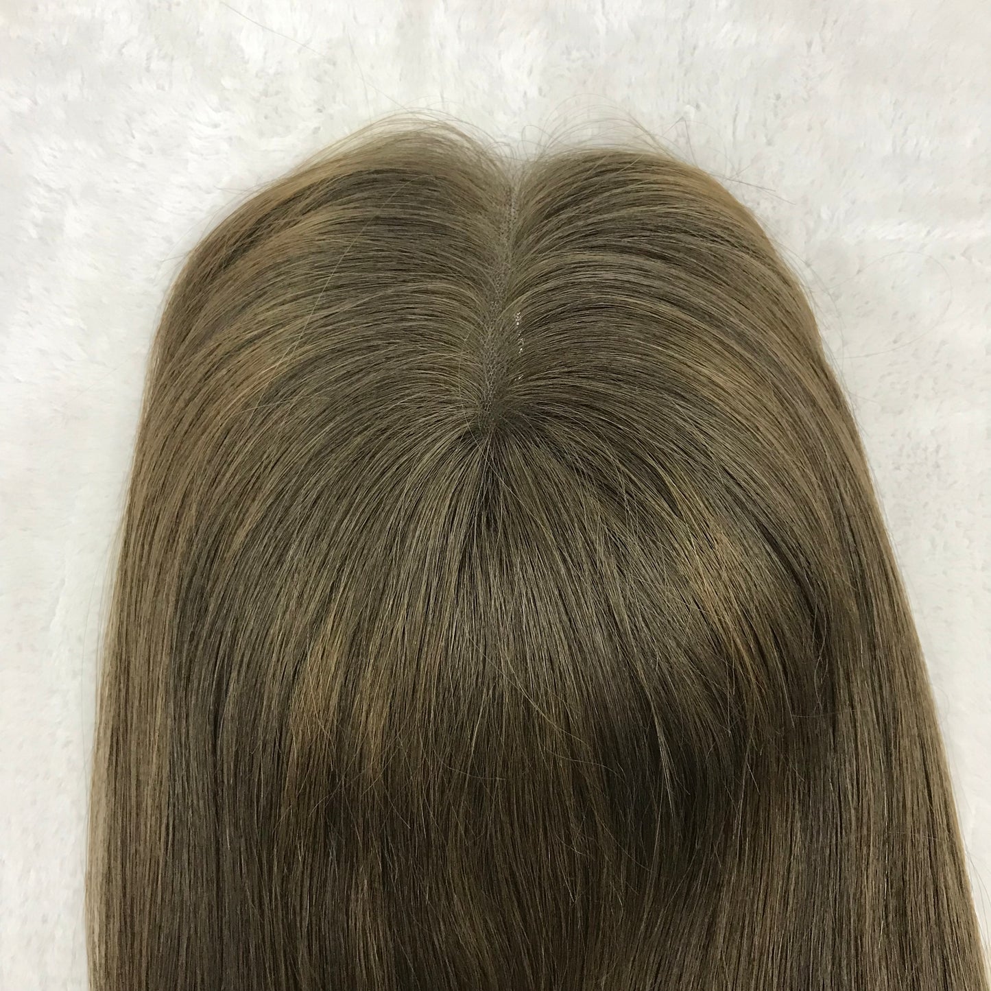 4''X4'' SWISS LACE TOP 16''KOSHER WOMEN NATURAL LOOKING RAW HAIR TOPPER