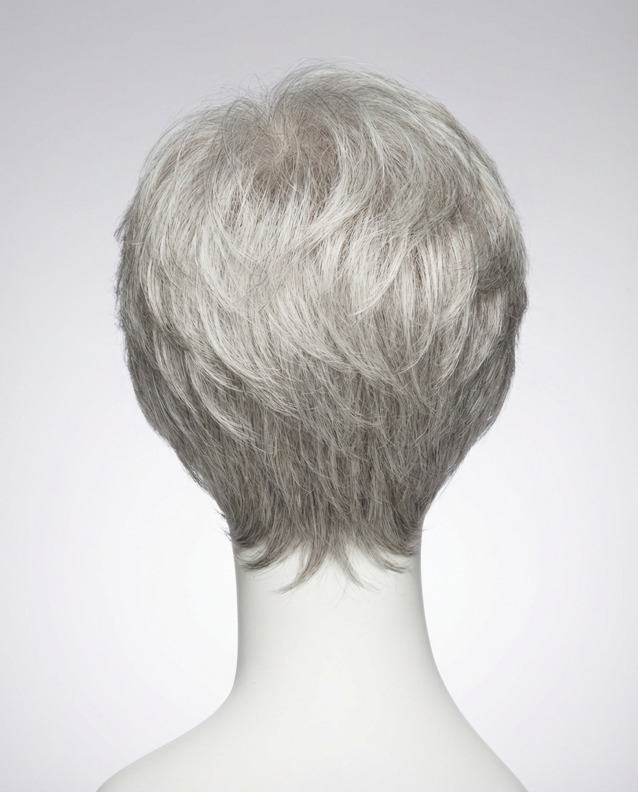 Monofilament Top Weft Back Short Straight Synthetic Wigs for Women - Natural Look and Comfort