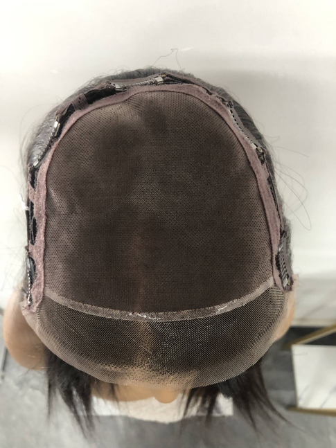 Monofilament Synthetic Wigs for Women - Mid Length Straight Style