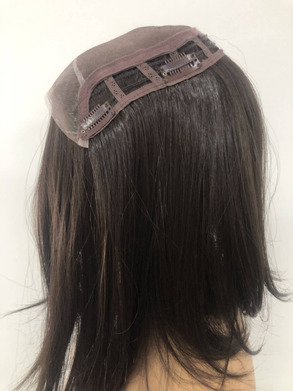 Monofilament Synthetic Wigs for Women - Mid Length Straight Style