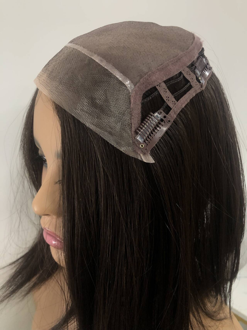 Monofilament Synthetic Wigs for Women - Mid Length Straight Style