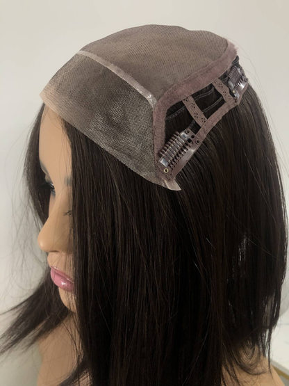 Monofilament Synthetic Wigs for Women - Mid Length Straight Style