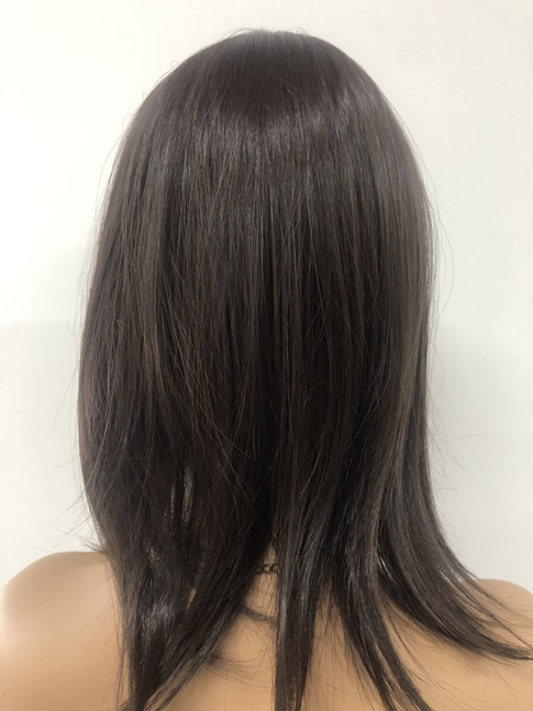 Monofilament Synthetic Wigs for Women - Mid Length Straight Style
