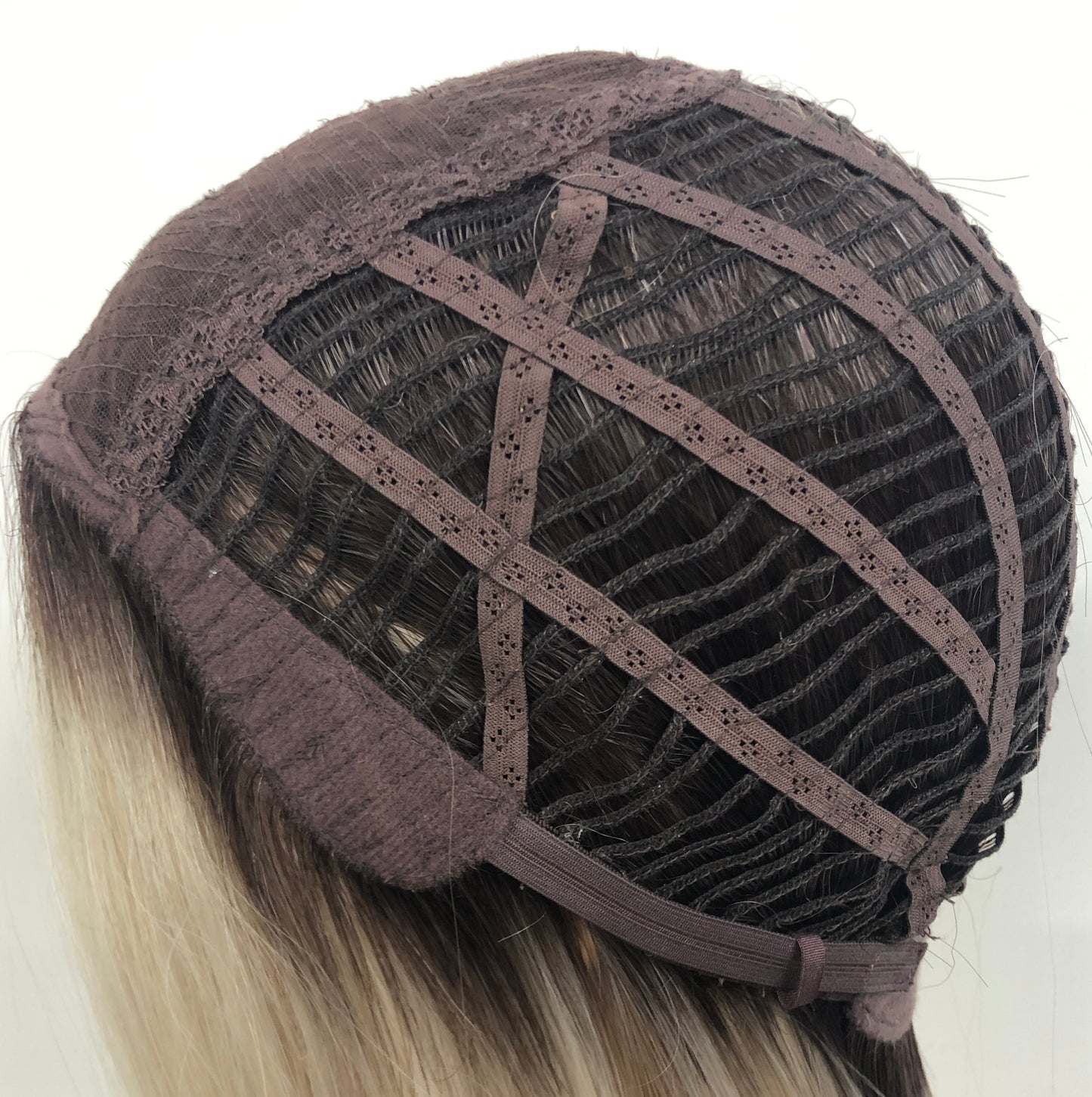 Lace Front Synthetic Wigs - Long Straight Monofilament Crown Wigs for Women