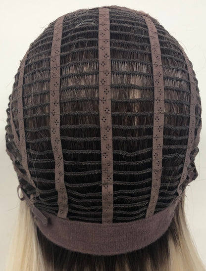 Lace Front Synthetic Wigs - Long Straight Monofilament Crown Wigs for Women