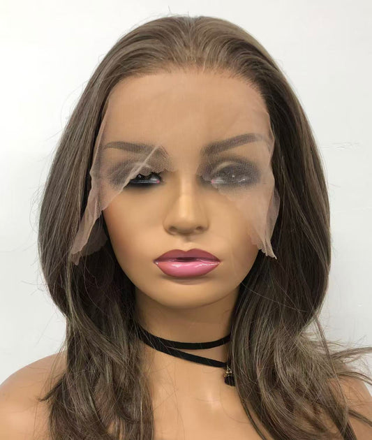 SKIRUEDAWIGS Long Straight Wig | Seamless Lace Front & Weft Back | Heat-Friendly Synthetic