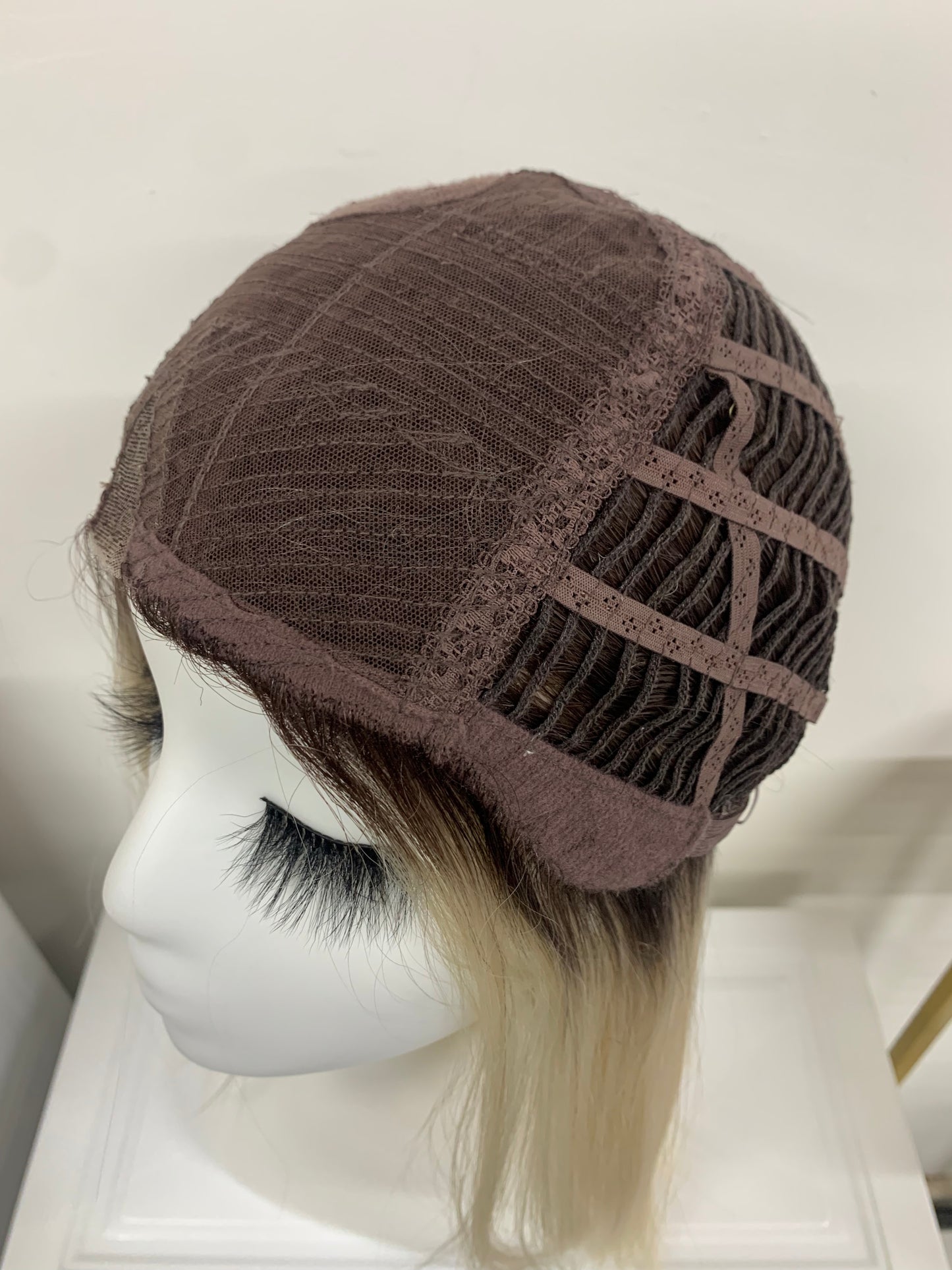 Lace Front Synthetic Wigs - Long Straight Monofilament Crown Wigs for Women