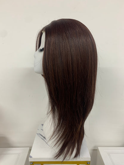 SKIRUEDAWIGS Long Straight Wig | Seamless Lace Front & Mono Top | Glueless Heat-Friendly Synthetic