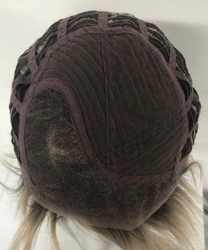 SKIRUEDAWIGS Short Straight Wig | Seamless Lace Front & Mono Top | Glueless Heat-Friendly Synthetic