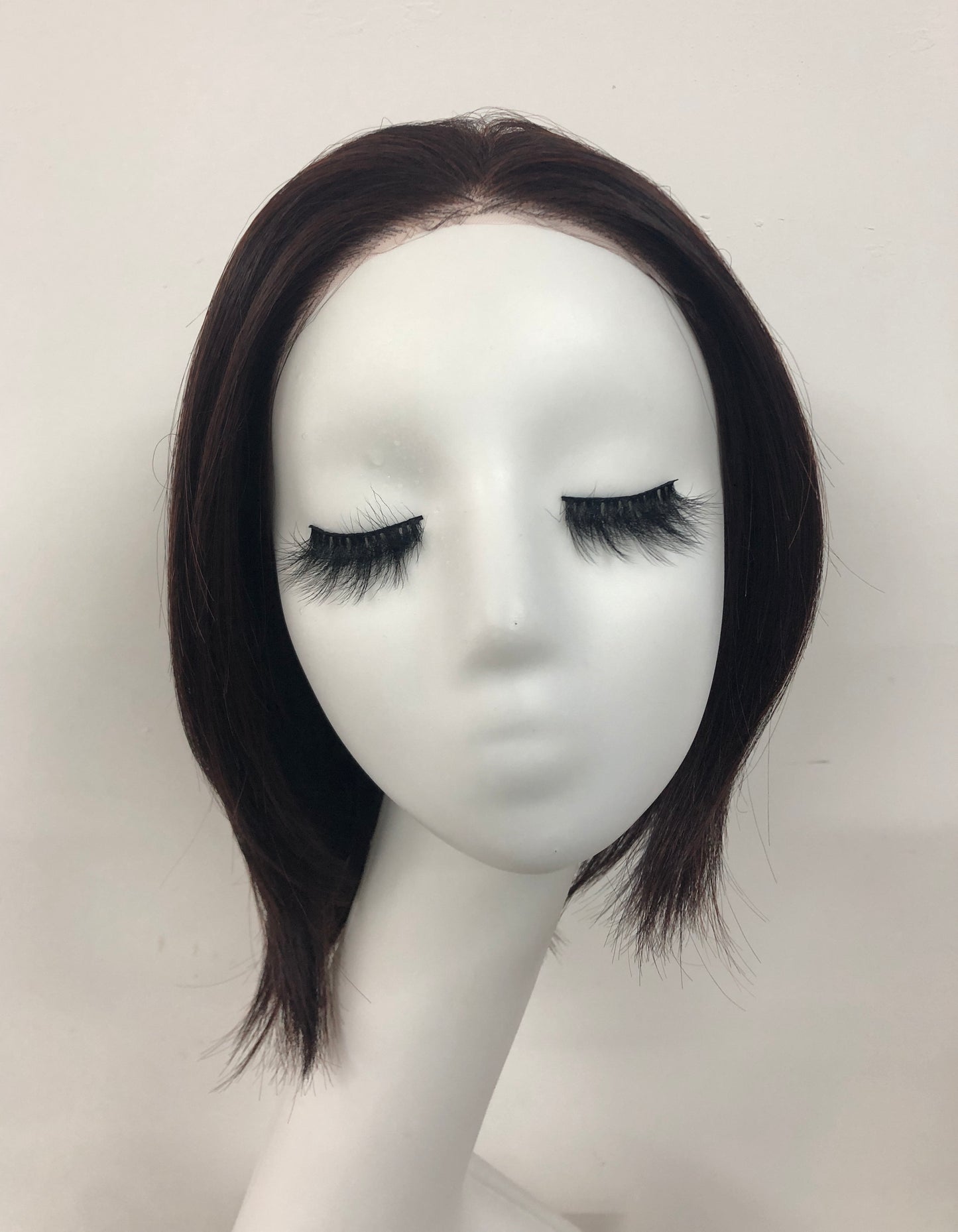 SKIRUEDAWIGS Mid Length Straight Wig | Natural Mono Part & Lace Front | Glueless Heat-Friendly Synthetic