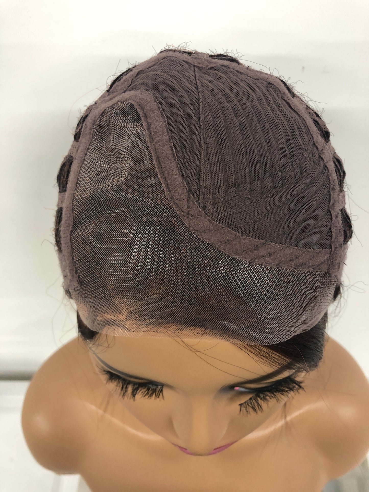 SKIRUEDAWIGS Mid Length Straight Wig | Natural Mono Part & Lace Front | Glueless Heat-Friendly Synthetic