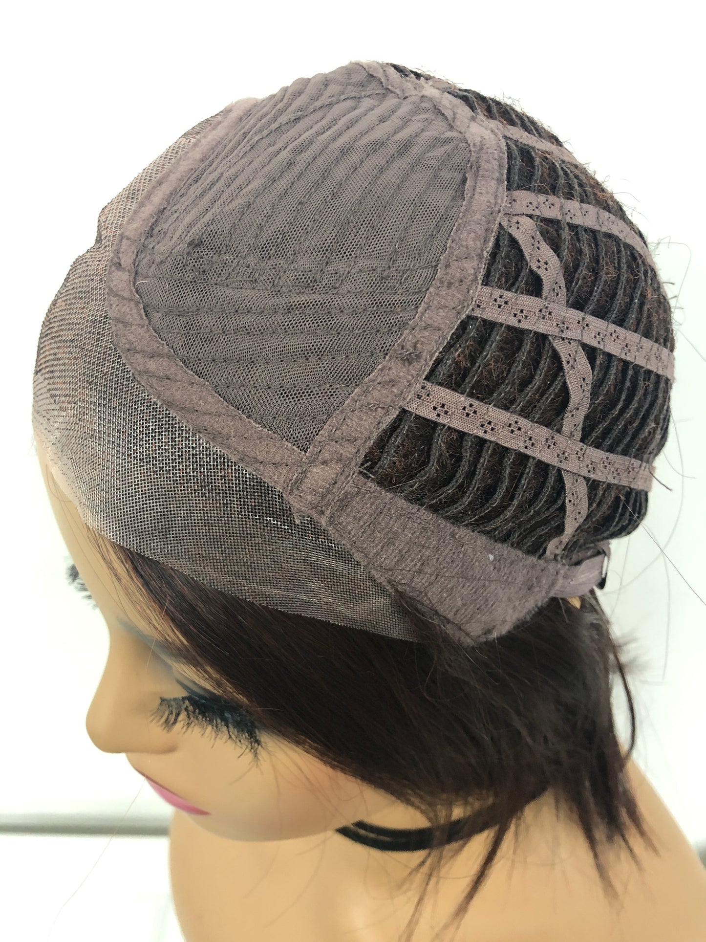 SKIRUEDAWIGS Mid Length Straight Wig | Natural Mono Part & Lace Front | Glueless Heat-Friendly Synthetic