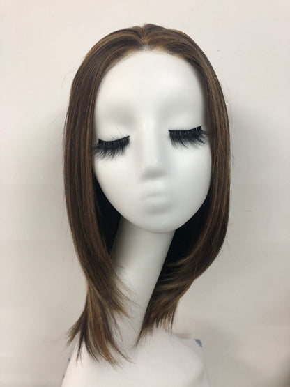 SKIRUEDAWIGS Long Straight Wig | Seamless Lace Front & Mono Top | Glueless Heat-Friendly Synthetic