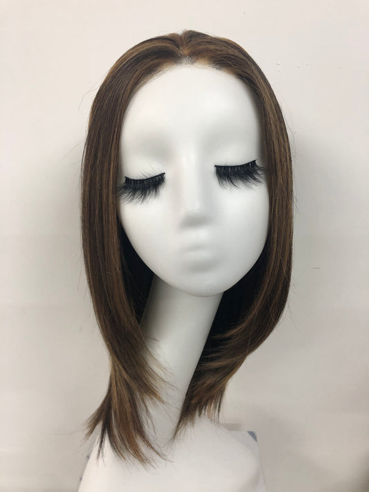 SKIRUEDAWIGS Long Straight Wig | Seamless Lace Front & Mono Top | Glueless Heat-Friendly Synthetic