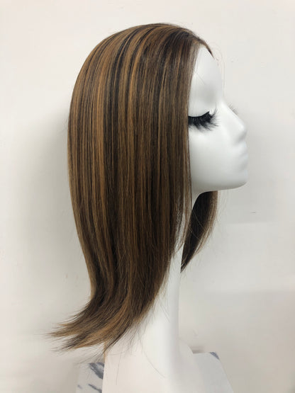 SKIRUEDAWIGS Long Straight Wig | Seamless Lace Front & Mono Top | Glueless Heat-Friendly Synthetic
