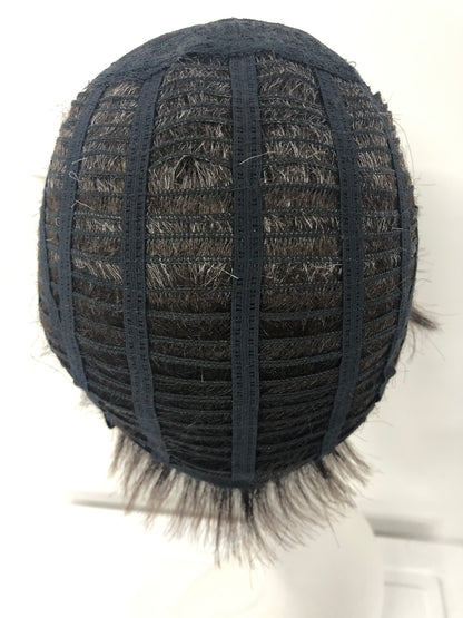 SKIRUEDAWIGS Short Wavy Curly Wig | Ready-to-Wear Machine-Made | Budget-Friendly Everyday Synthetic