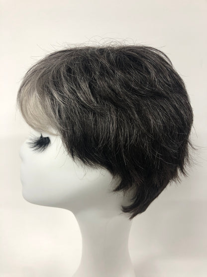 SKIRUEDAWIGS Short Wavy Curly Wig | Ready-to-Wear Machine-Made | Budget-Friendly Everyday Synthetic