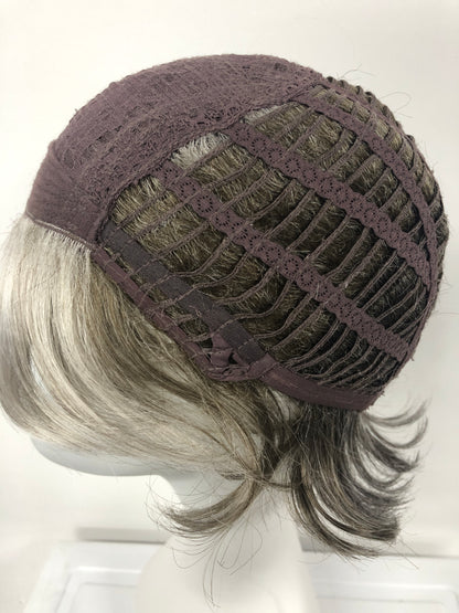 Machine-Made Short Wavy Curly Synthetic Wigs for Women