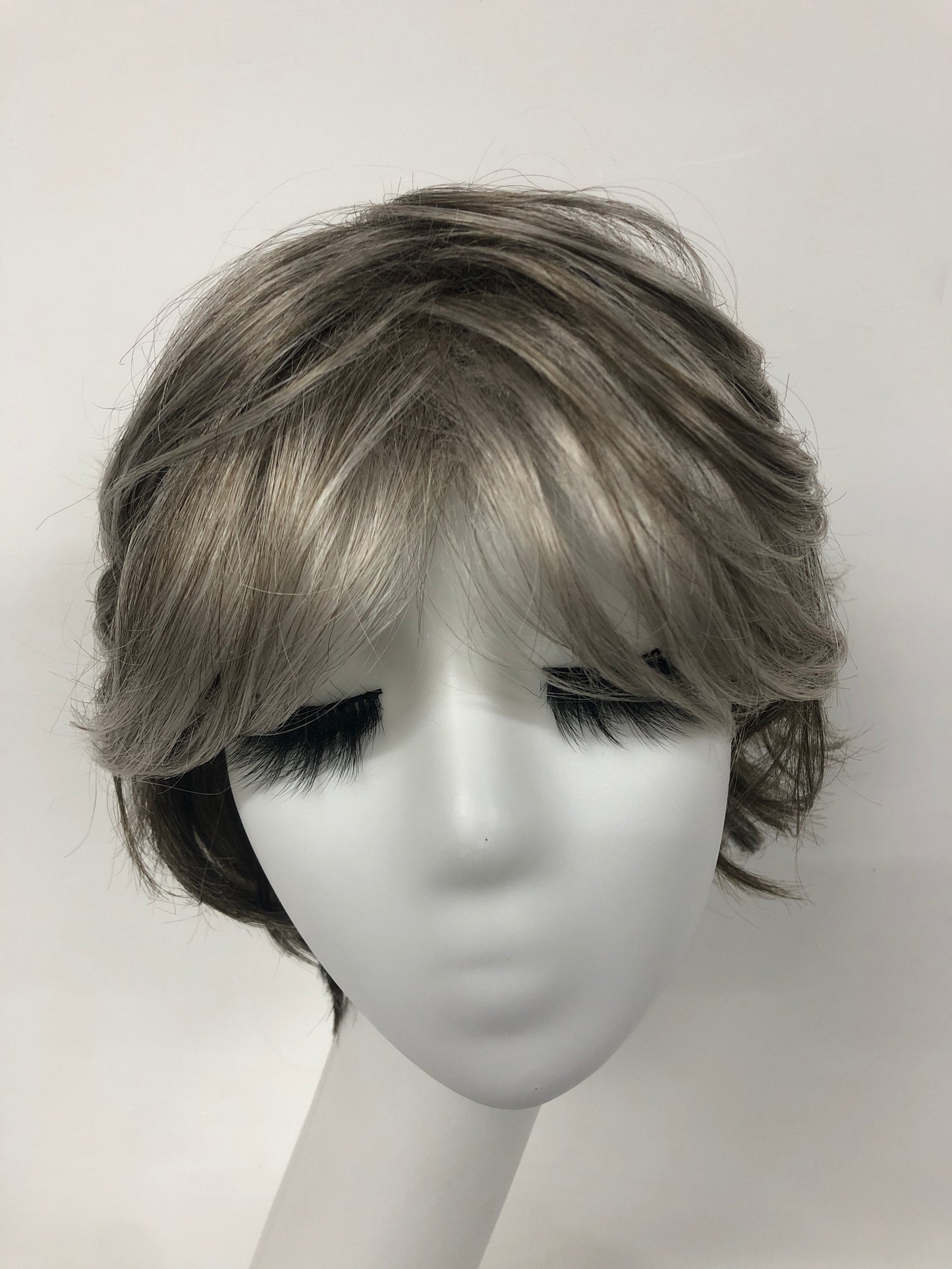 Machine-Made Short Wavy Curly Synthetic Wigs for Women