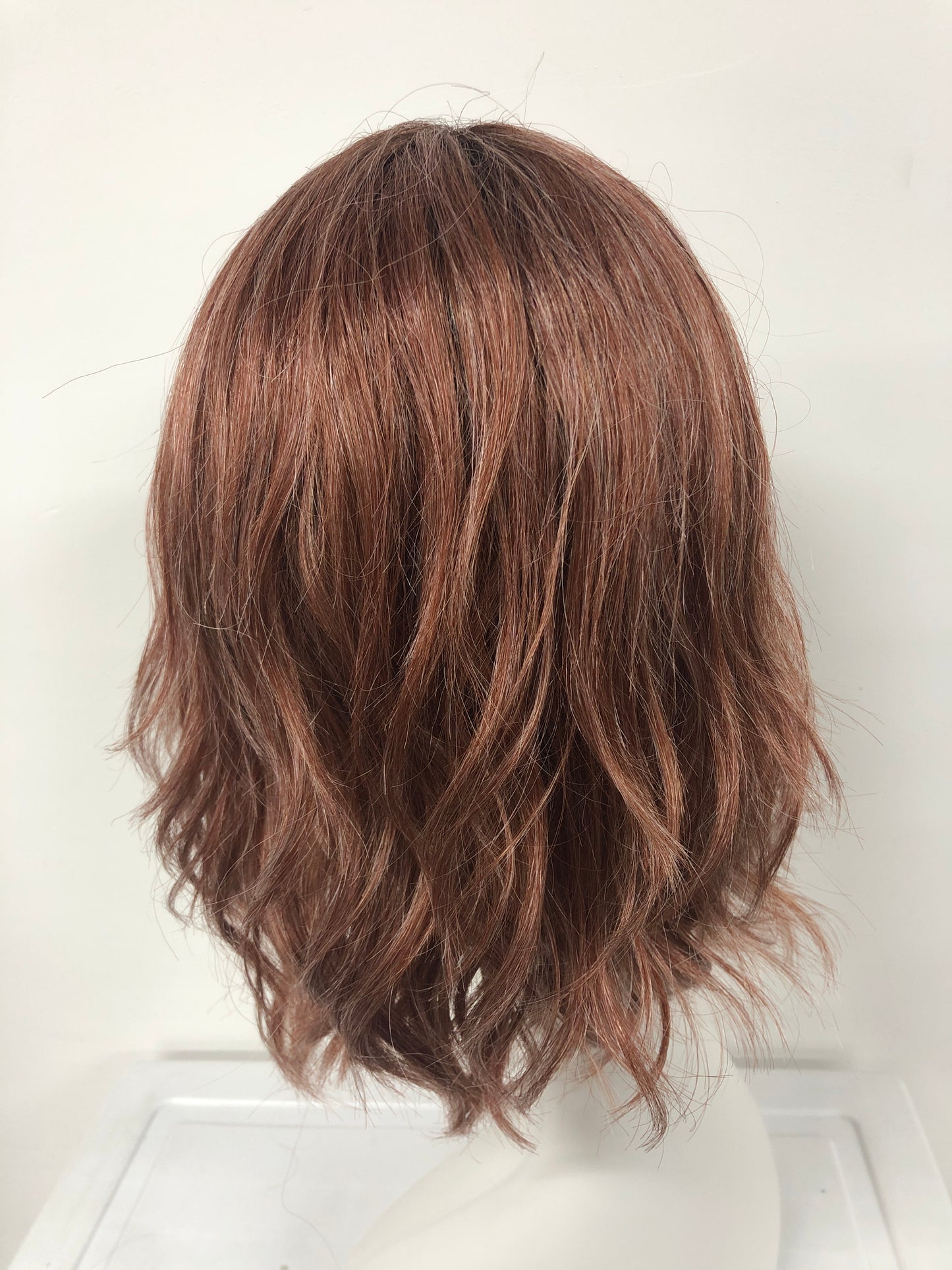 SKIRUEDAWIGS Mid Length Wavy Curly Wig | Ready-to-Wear Machine-Made | Budget-Friendly Everyday Synthetic