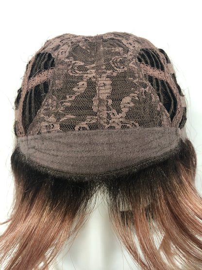 SKIRUEDAWIGS Mid Length Wavy Curly Wig | Ready-to-Wear Machine-Made | Budget-Friendly Everyday Synthetic