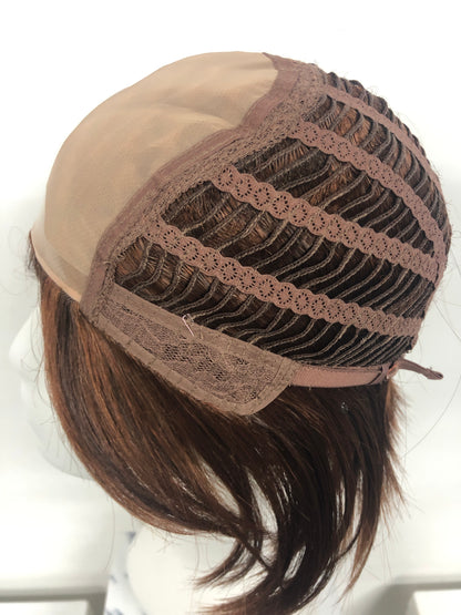 SKIRUEDAWIGS Short Straight Wig | Mono Top Wefted Cap | Glueless Heat-Friendly Synthetic