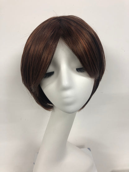 SKIRUEDAWIGS Short Straight Wig | Mono Top Wefted Cap | Glueless Heat-Friendly Synthetic