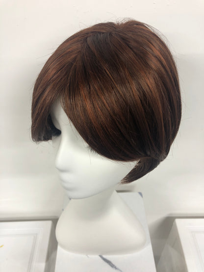 SKIRUEDAWIGS Short Straight Wig | Mono Top Wefted Cap | Glueless Heat-Friendly Synthetic