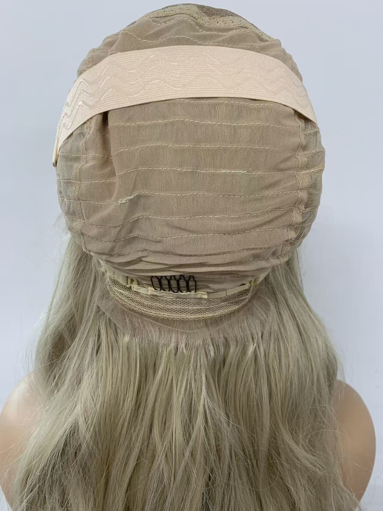 SKIRUEDAWIGS Long Curly Wavy Wig | Seamless Lace Front & Weft Back | Heat-Friendly Synthetic