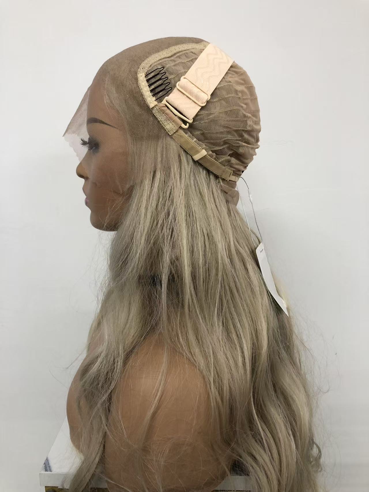 SKIRUEDAWIGS Long Curly Wavy Wig | Seamless Lace Front & Weft Back | Heat-Friendly Synthetic