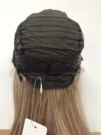 SKIRUEDAWIGS Long Straight Wig | Seamless Lace Front & Weft Back | Heat-Friendly Synthetic