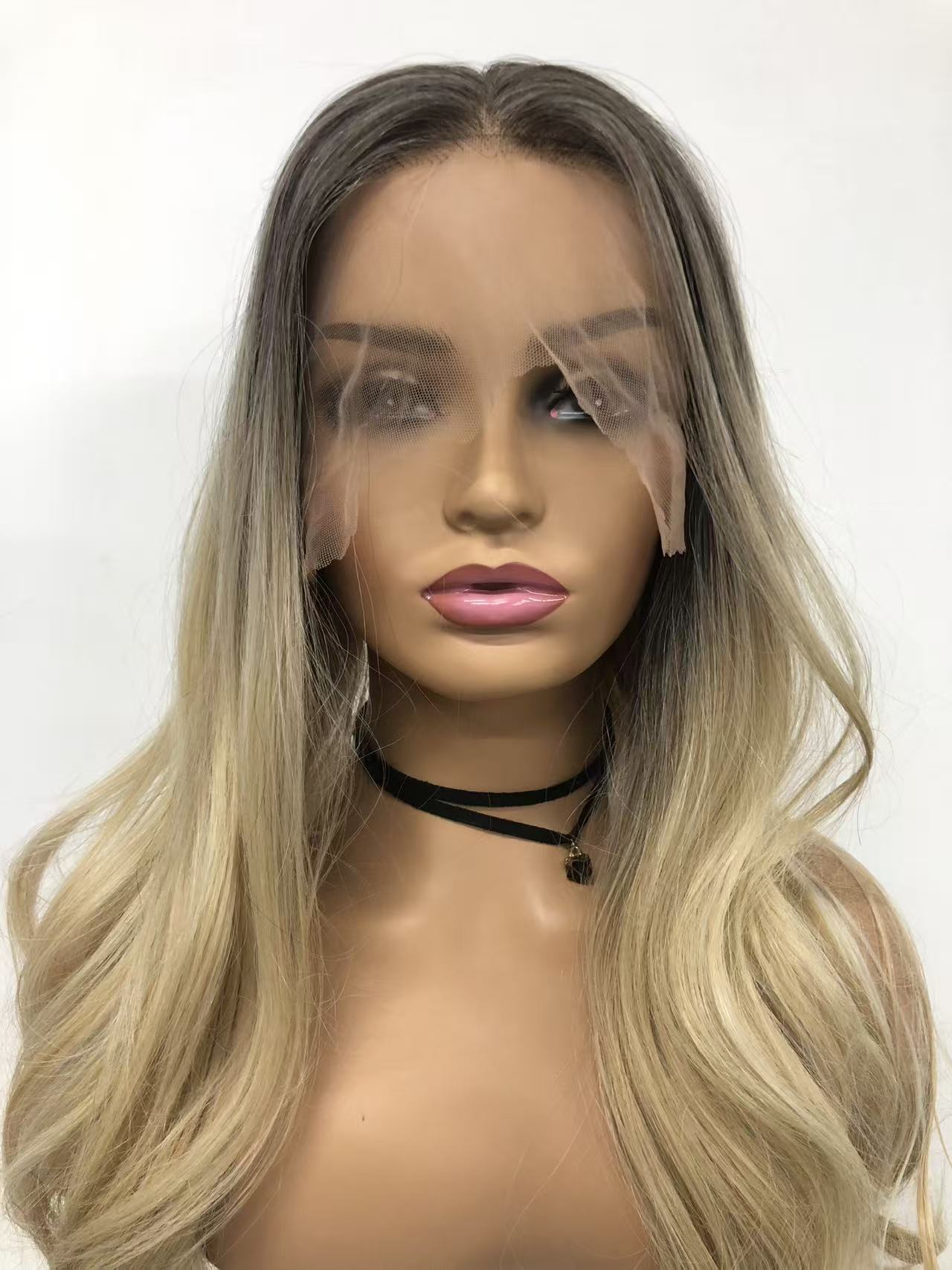 Lace Front Curly Synthetic Wigs for Women - Long Wefted Wavy Styles