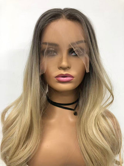 Lace Front Curly Synthetic Wigs for Women - Long Wefted Wavy Styles
