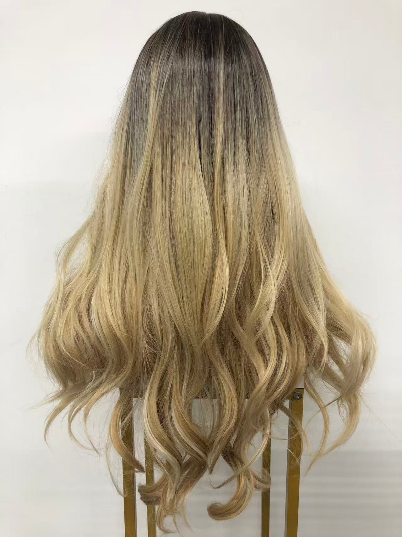 Lace Front Curly Synthetic Wigs for Women - Long Wefted Wavy Styles