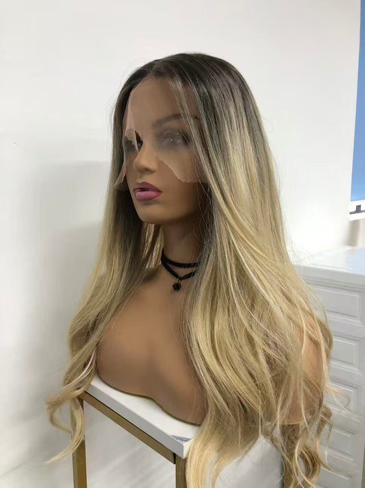 Lace Front Curly Synthetic Wigs for Women - Long Wefted Wavy Styles