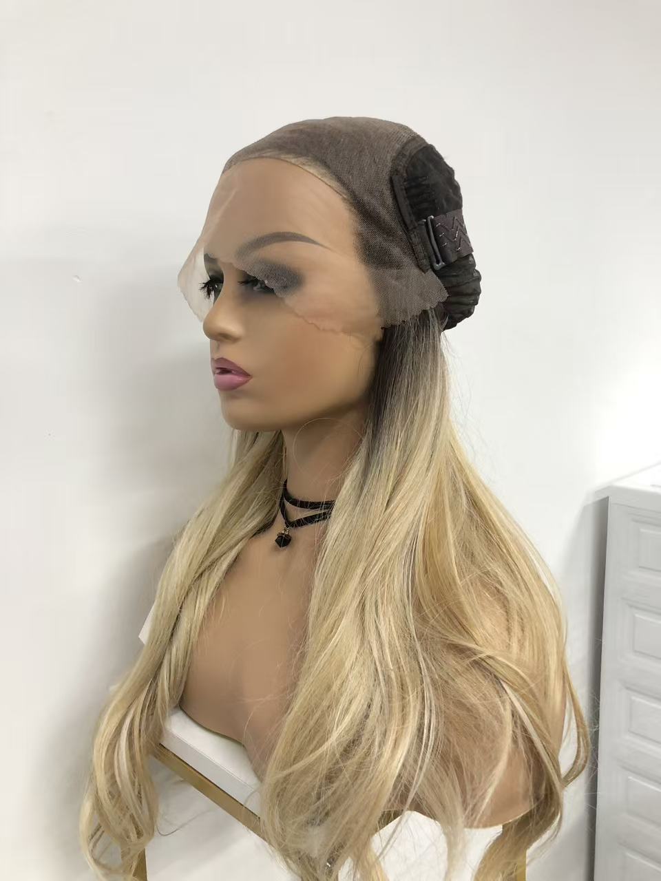 Lace Front Curly Synthetic Wigs for Women - Weft Back Long Wavy Styles