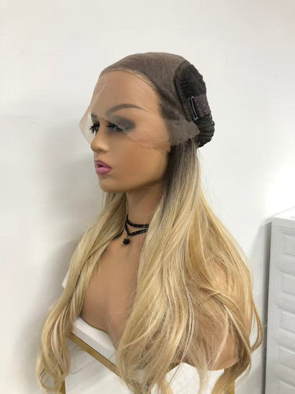 Lace Front Curly Synthetic Wigs for Women - Weft Back Long Wavy Styles
