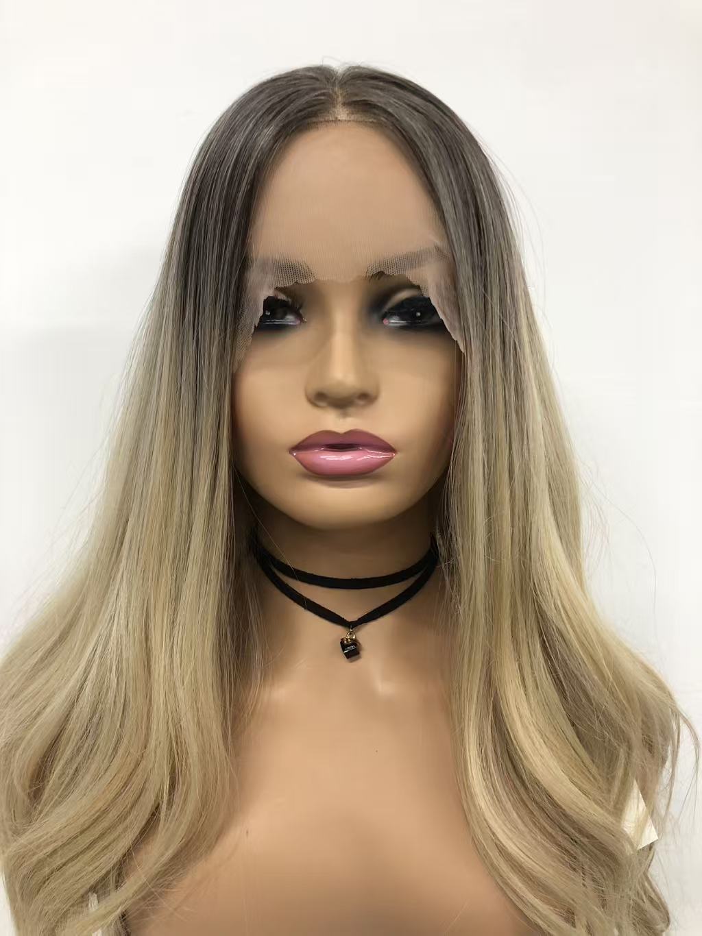Lace Front Curly Synthetic Wigs for Women - Weft Back Long Wavy Styles
